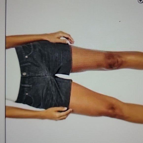 💗 GAP Corduroy Summer Shorts w Frayed Hem Gray 8 - Picture 2 of 6